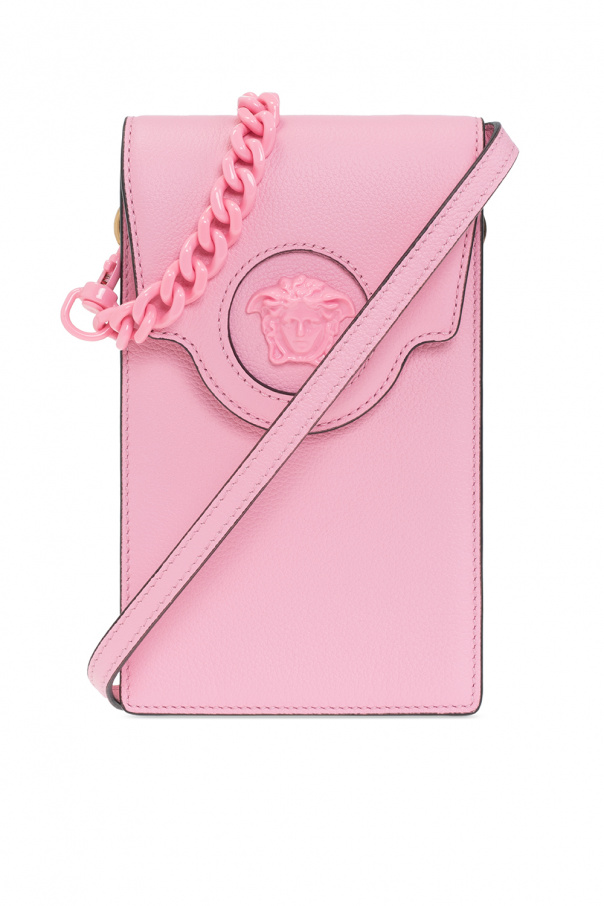 mini Ciliegia D crossbody bag - Pink Phone holder with Medusa head Versace  - SchaferandweinerShops KR